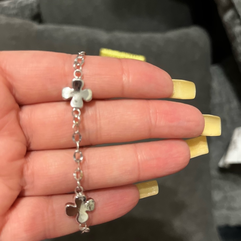 BN 14kt WHITE GOLD BRACELET